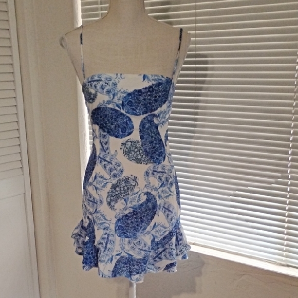Lucy in the Sky Dresses & Skirts - Lucy in the Sky Blue and White Dress